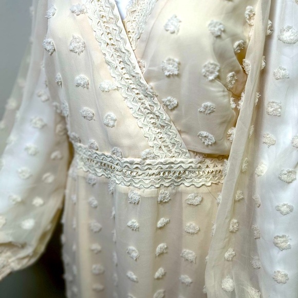 Lulu's Cream Textured Mini Dress - Picture 9 of 11